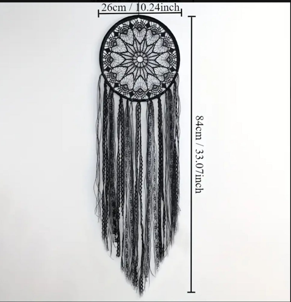 Black Web Of Protection & Warding Off Negativity Cleanser Hanging Decor - Ritual Activated & Blessed