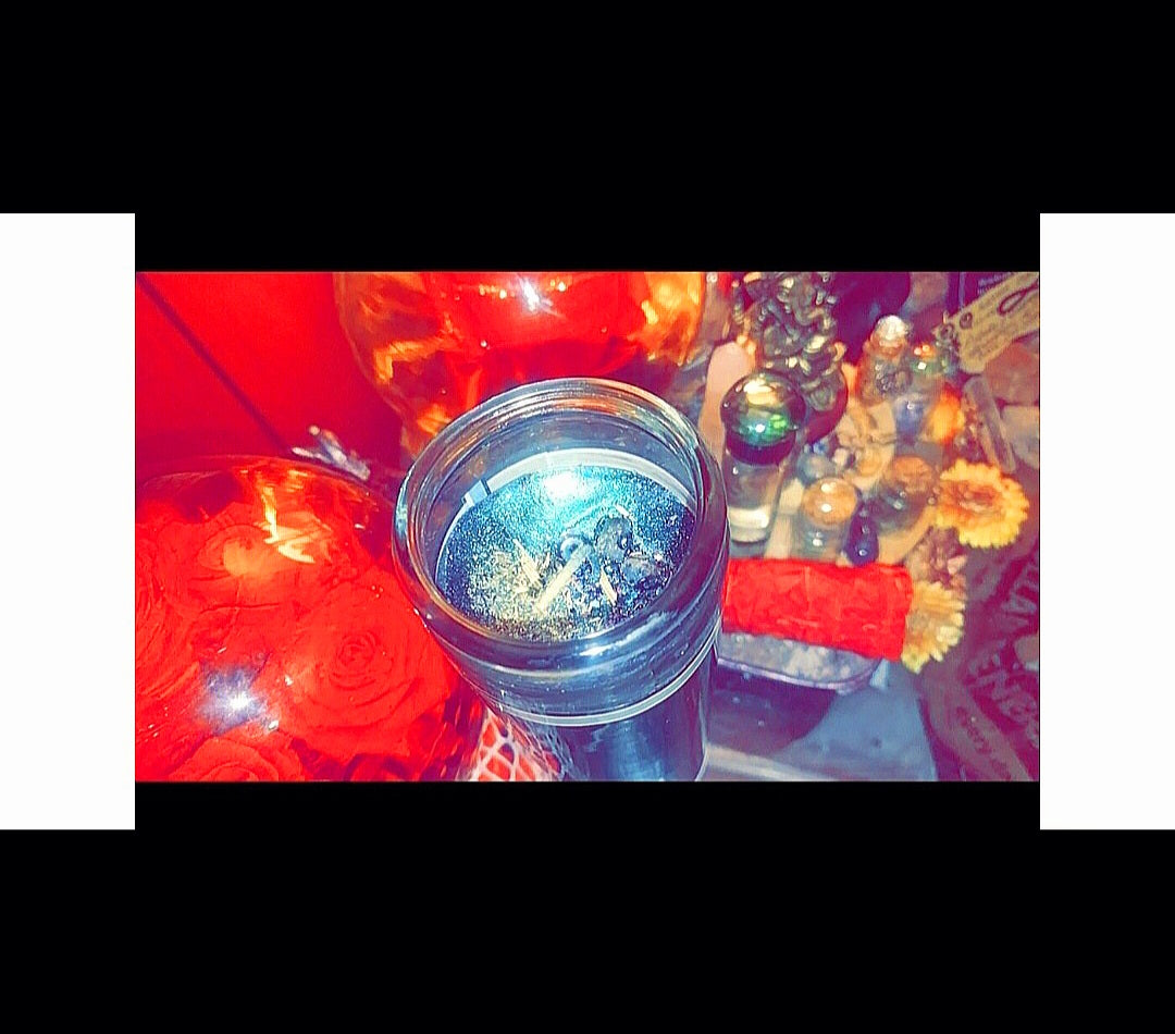 Black 7 day Activated & Blessed Ritual Candle