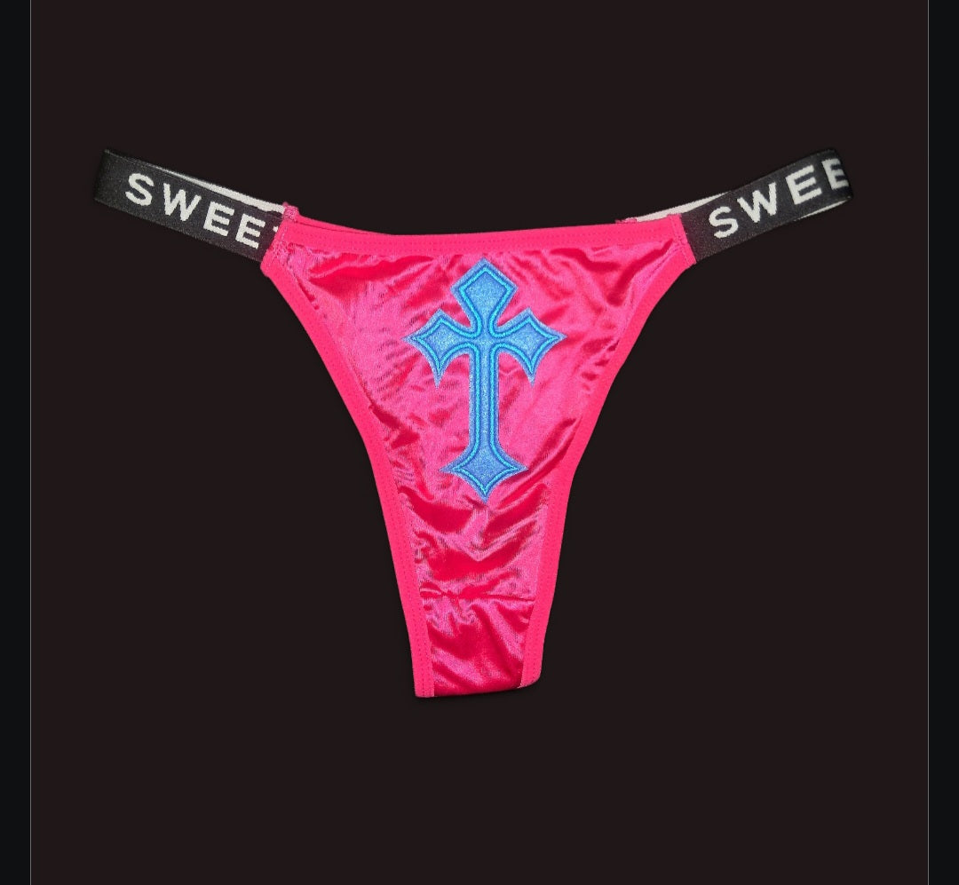 The Sweet Magical Flower - Hot Pink/ Blue/ White/ Black Ritual Activated Thong