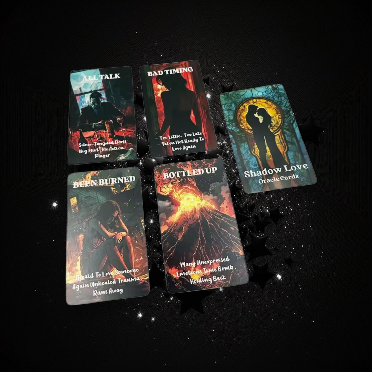 Shadow Love Oracle Deck & Ritual Reading Elixir & Activated Crystal