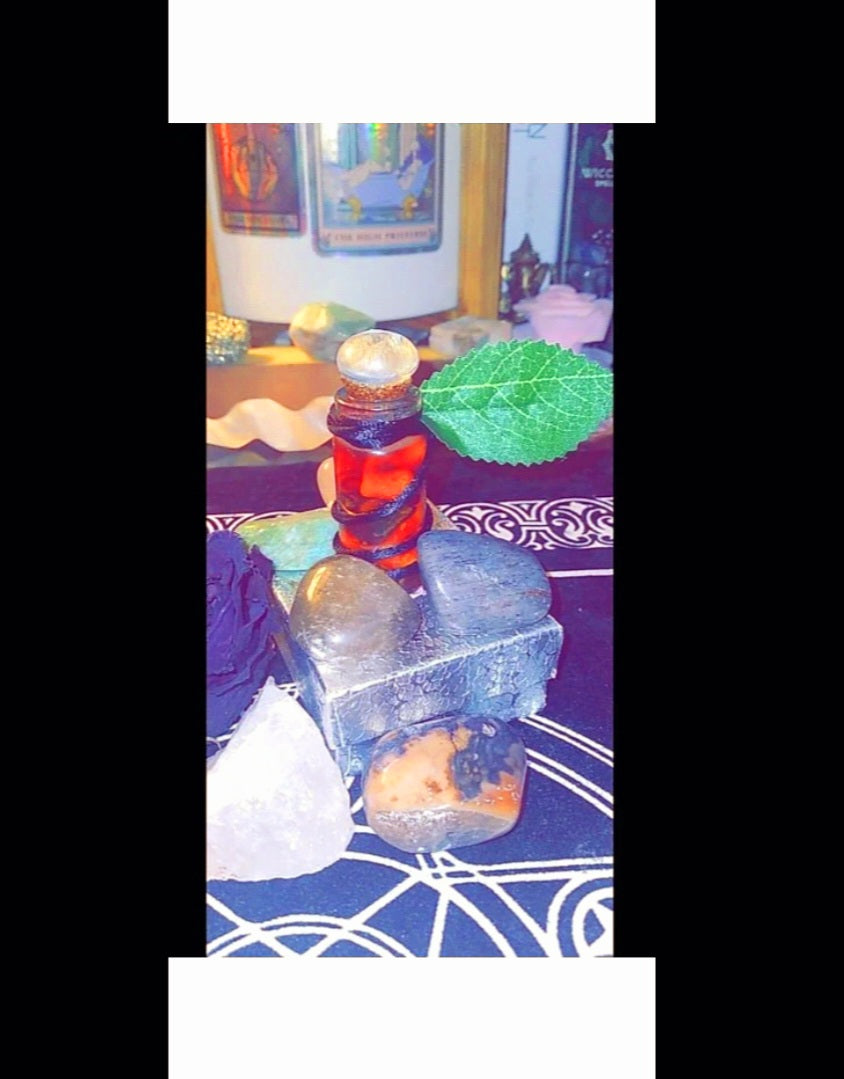 Home Protection From Dark Energy Barrier Ritual Jar