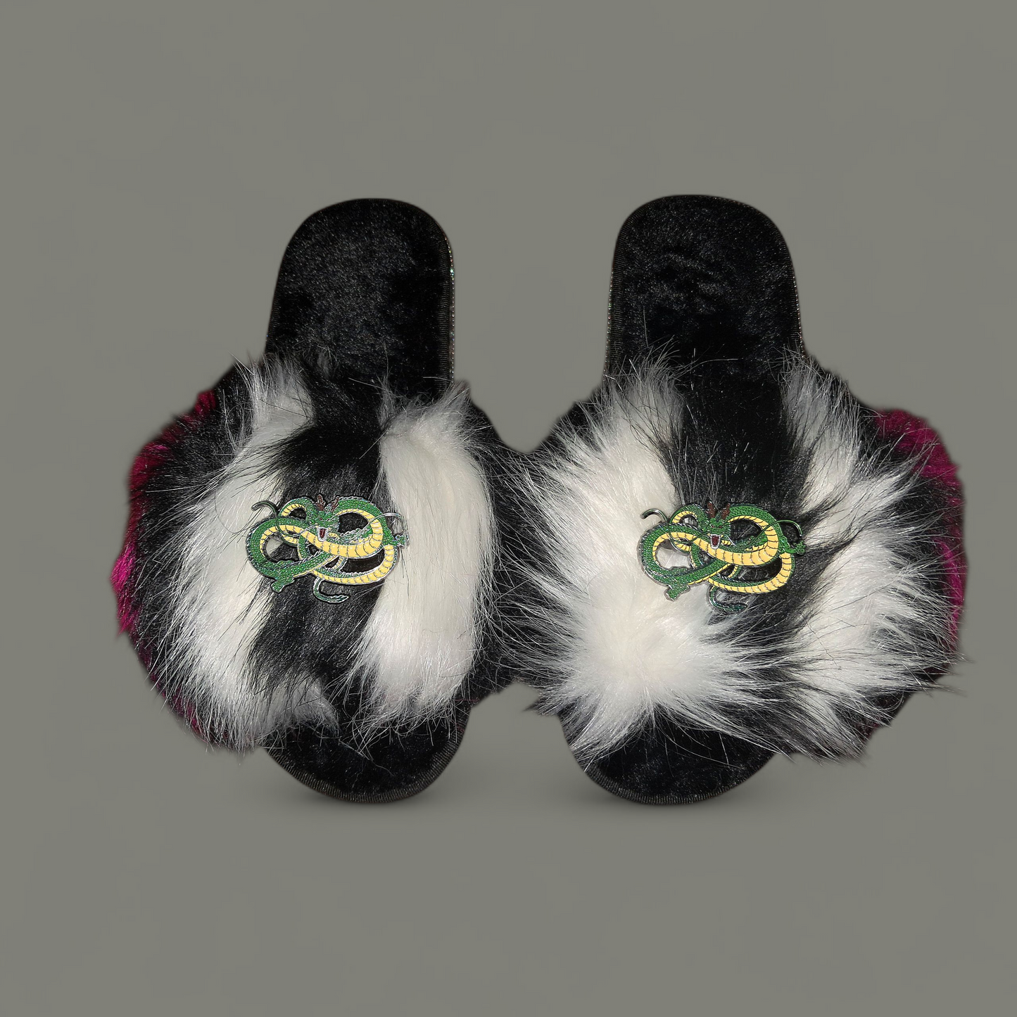 Every Step Counts - Hot Pink / White / Black Ritual Manifesting & Protection Activated & Blessed Slides
