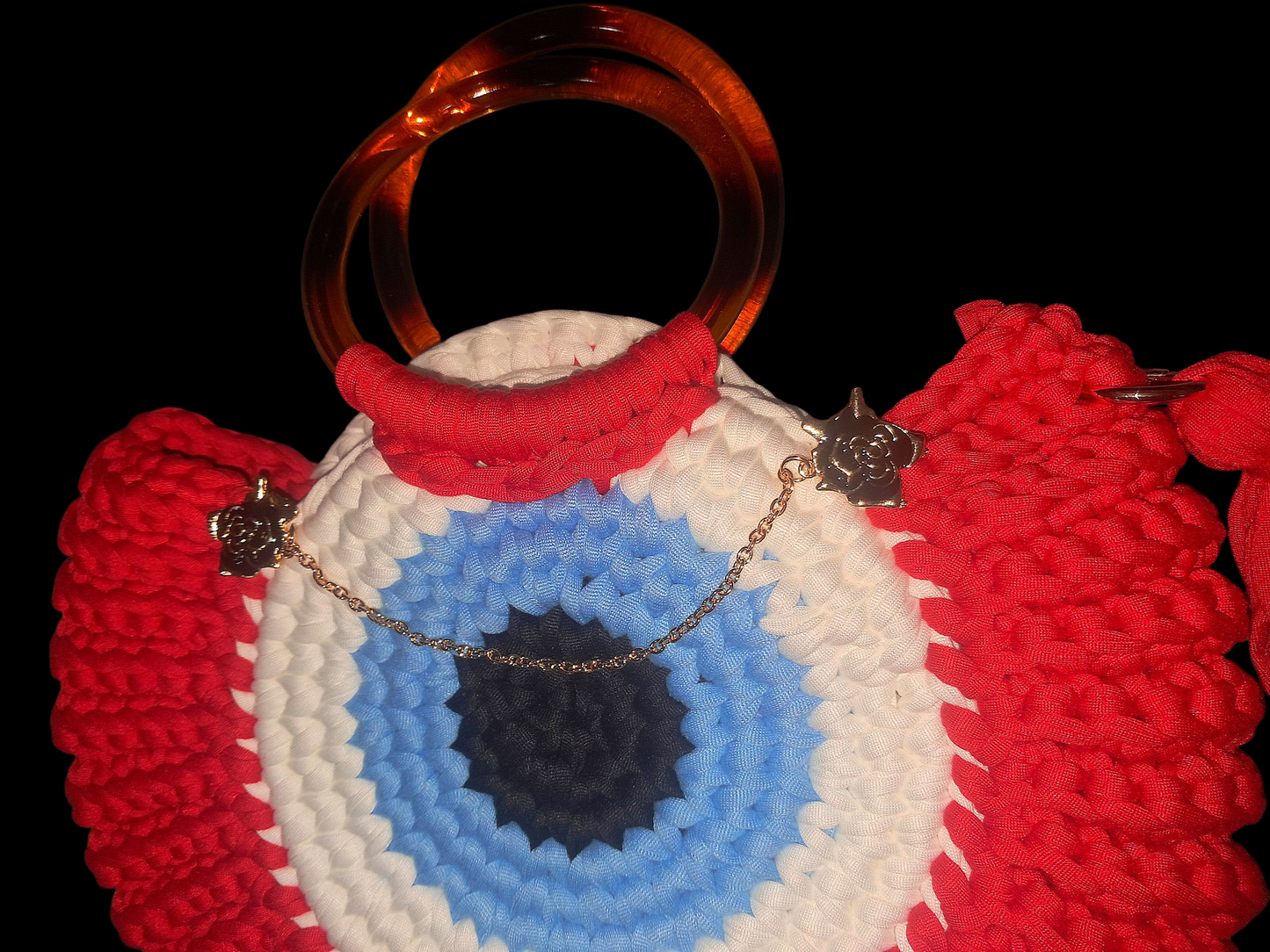Golden Black Rose Protection & Success - Red Evil Eye Ritual Activated Purse