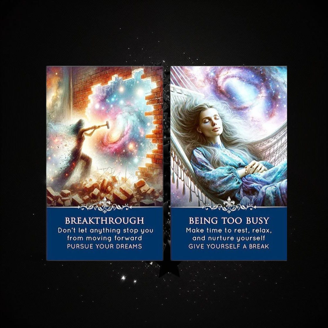 The Magic Of Letting Go Oracle Deck & Ritual Reading Elixir & Activated Crystal