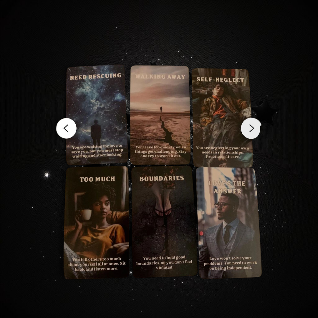 Whats Blocking You Oracle Deck & Ritual Reading Elixir & Activated Crystal
