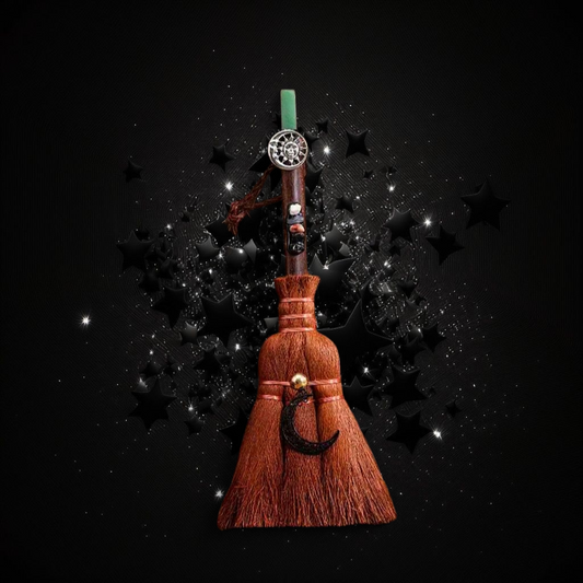 The Witch's / Warlocks Broom Of Change & Protection Ritual Activated & Blessed