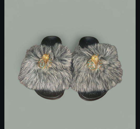 Every Step Counts - Wolf Grey / Black Ritual Manifesting & Protection Activated & Blessed Slides