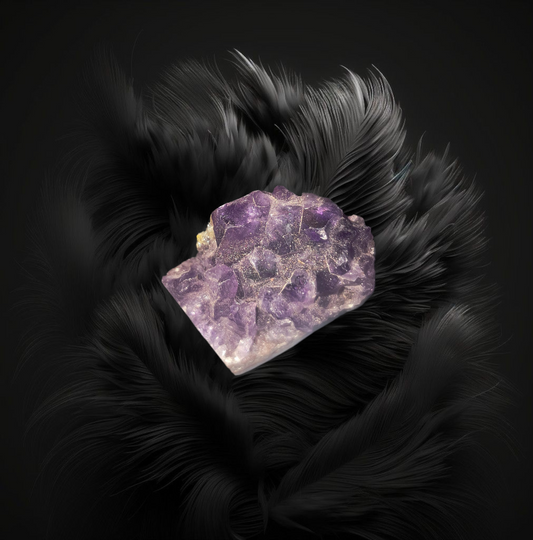 Magnetic Amethyst Energy Attracter - For Kitchen / Office Ritual Activated & Blessed