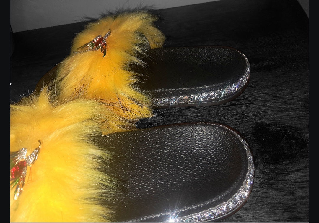 Every Step Counts - Yellow/Black Tips Ritual Manifesting & Protection Activated & Blessed Slides