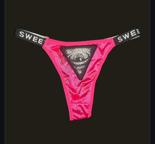 The Great Architect Of Passion & Love - Hot Pink / Black / White Ritual Activated Thong