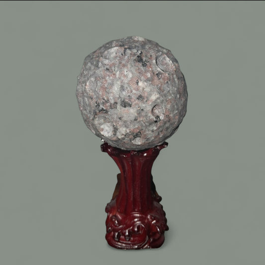 Manifesting Amplifier For Home & Alter - Ritual Activated Meteorite Flame Stone