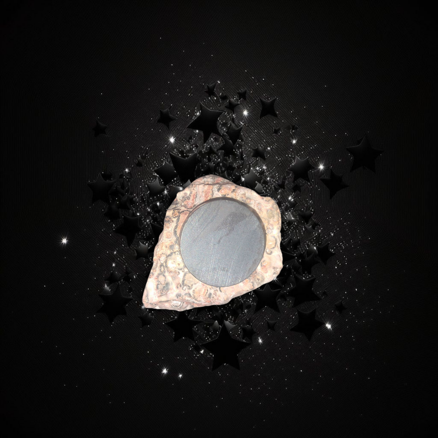 Magnetic Starry Jasper Energy Attracter - For Kitchen / Office Ritual Activated & Blessed