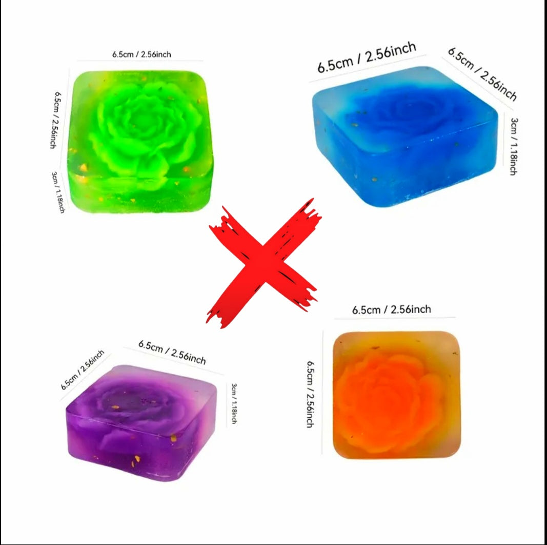 Golden Aftermath Of Warfare - Removal Of Blockages- Taking Back Power & Control - Lucky Shifting & Protecting Harmony / Blessings - Ritual Activated & Blessed Purple Golden Rose Soap