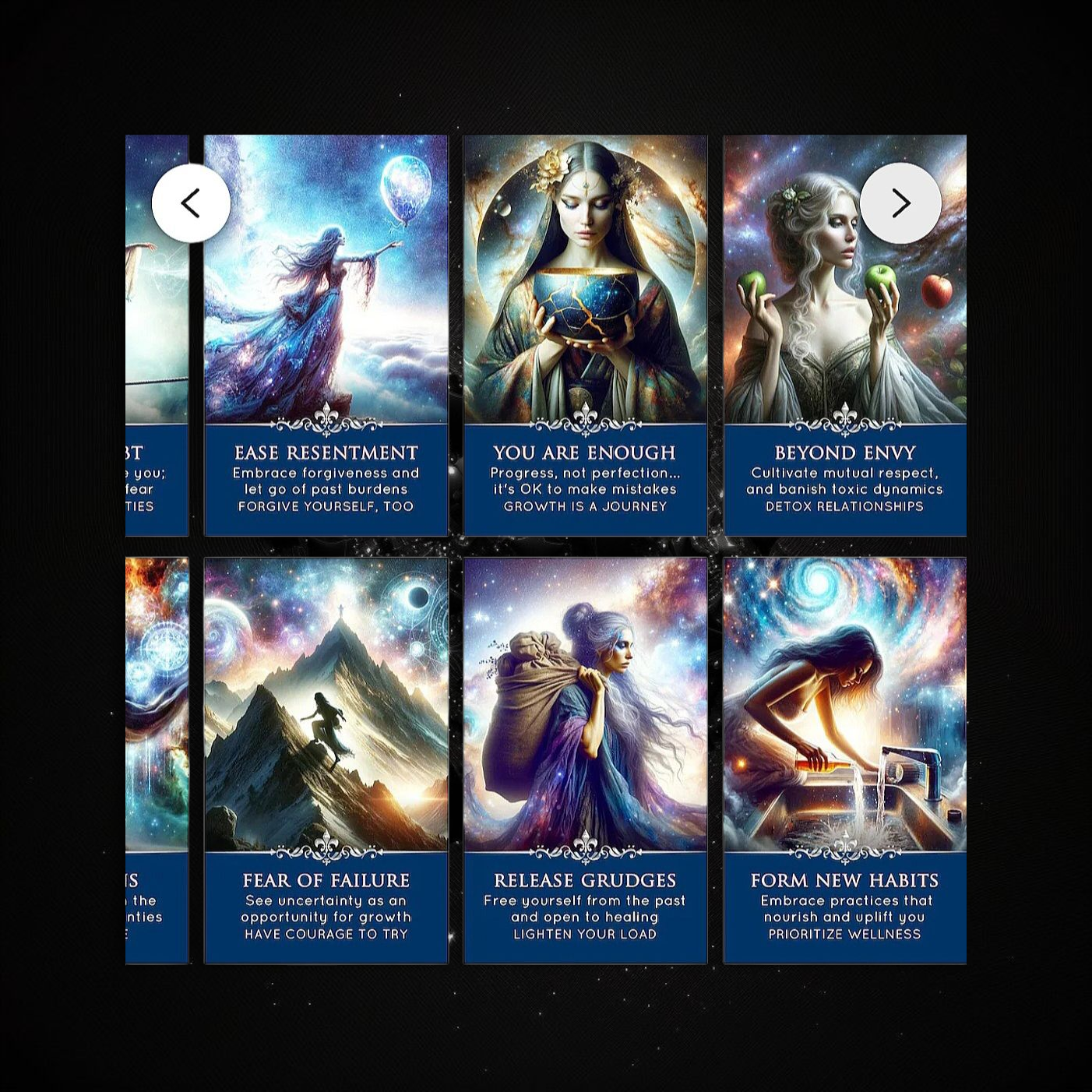 The Magic Of Letting Go Oracle Deck & Ritual Reading Elixir & Activated Crystal