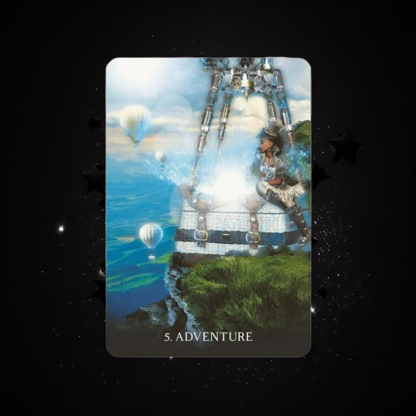 The Oracle Of Portals Deck & Ritual Reading Elixir & Activated Crystal