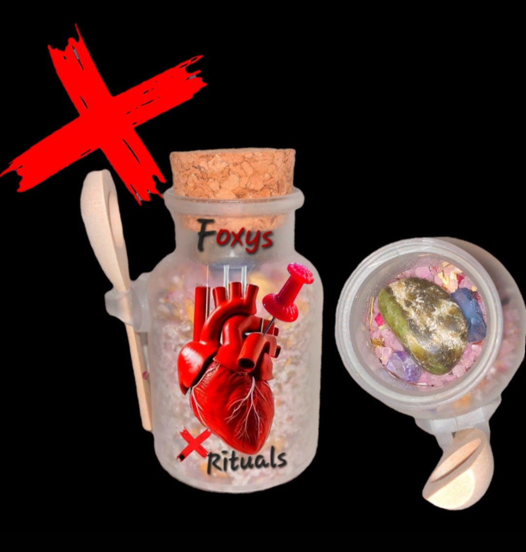 Love Doctor - For All Manifestations, Healing & Protection From Attacks / Struggles In Love & Connections - Magical Blue w/Herbal Flowers All Natural Sweet Blueberry Dream Scented - Powerful Ritual Bath Salts Crystal Infused