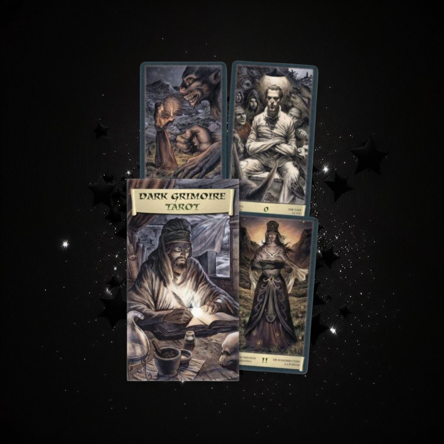 Dark Grimoire Tarot & Ritual Reading Elixir & Activated Crystal