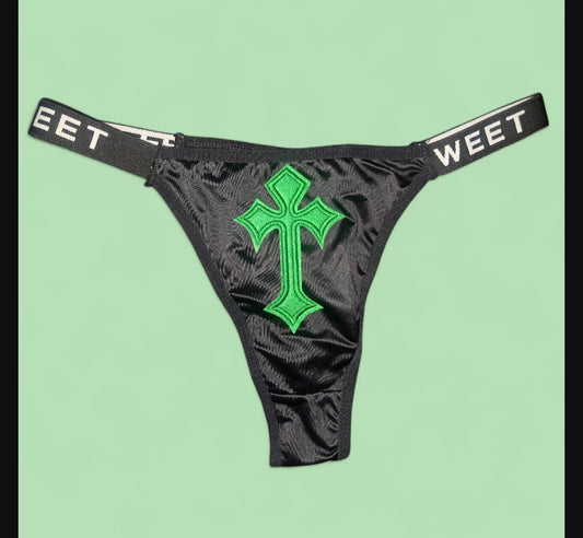 The Sweet Magical Flower - Black Ritual Activated Thong
