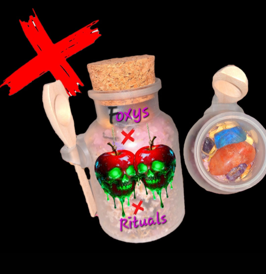 Drive Me Crazy - Intense Irresistible Attraction & Treat Me Right Passionate Energy - No More Intimacy Issues - Magical Pink w/Herbal Flowers All Natural Sweet Berry Dream Scented - Powerful Ritual Bath Salts Crystal Infused