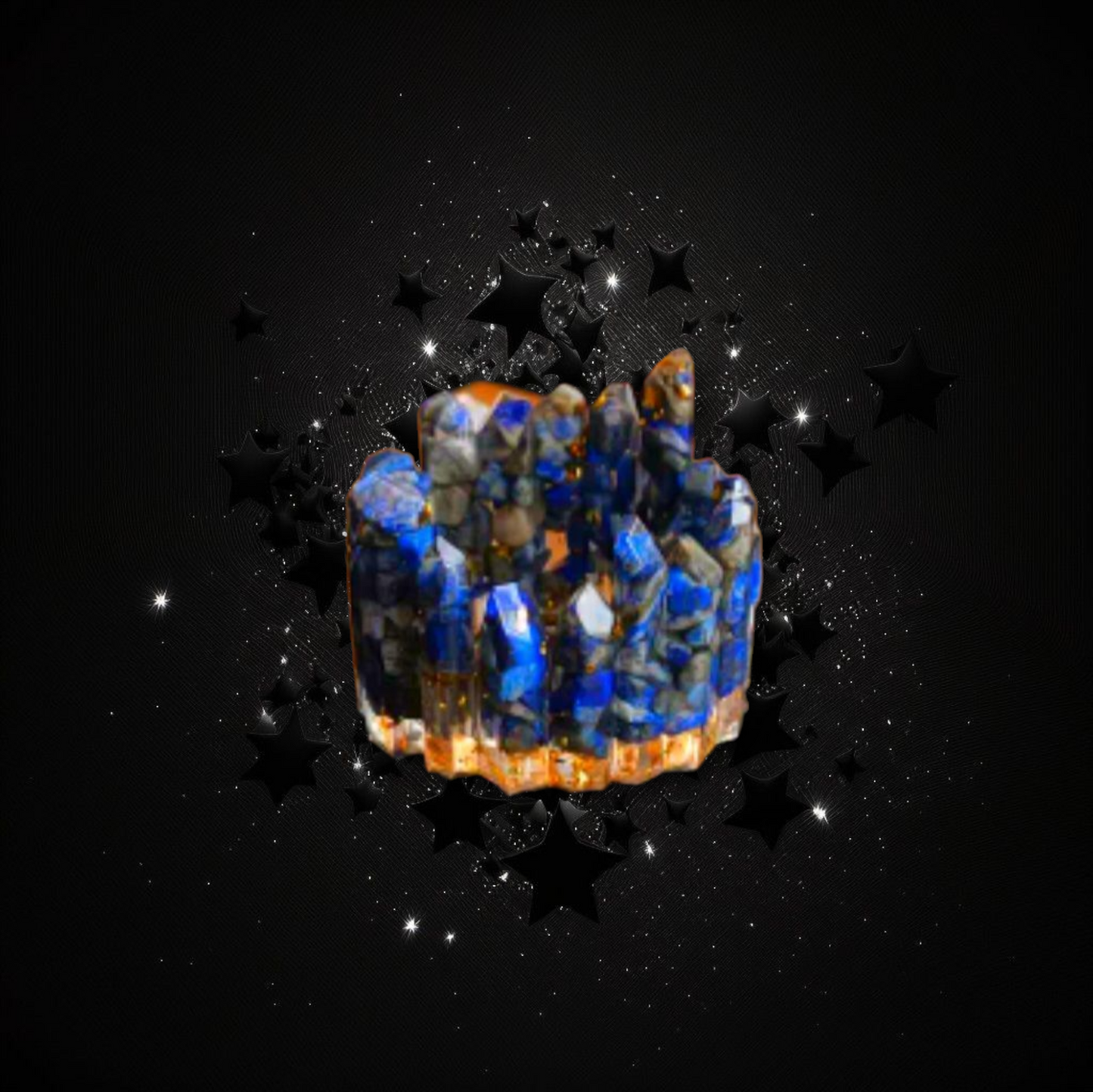 Energetic Golden Lapis Lazuli Antenna To Send Intentions Into The Universe - Ritual Activated & Blessed