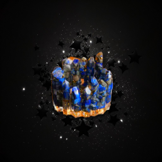Energetic Golden Lapis Lazuli Antenna To Send Intentions Into The Universe - Ritual Activated & Blessed