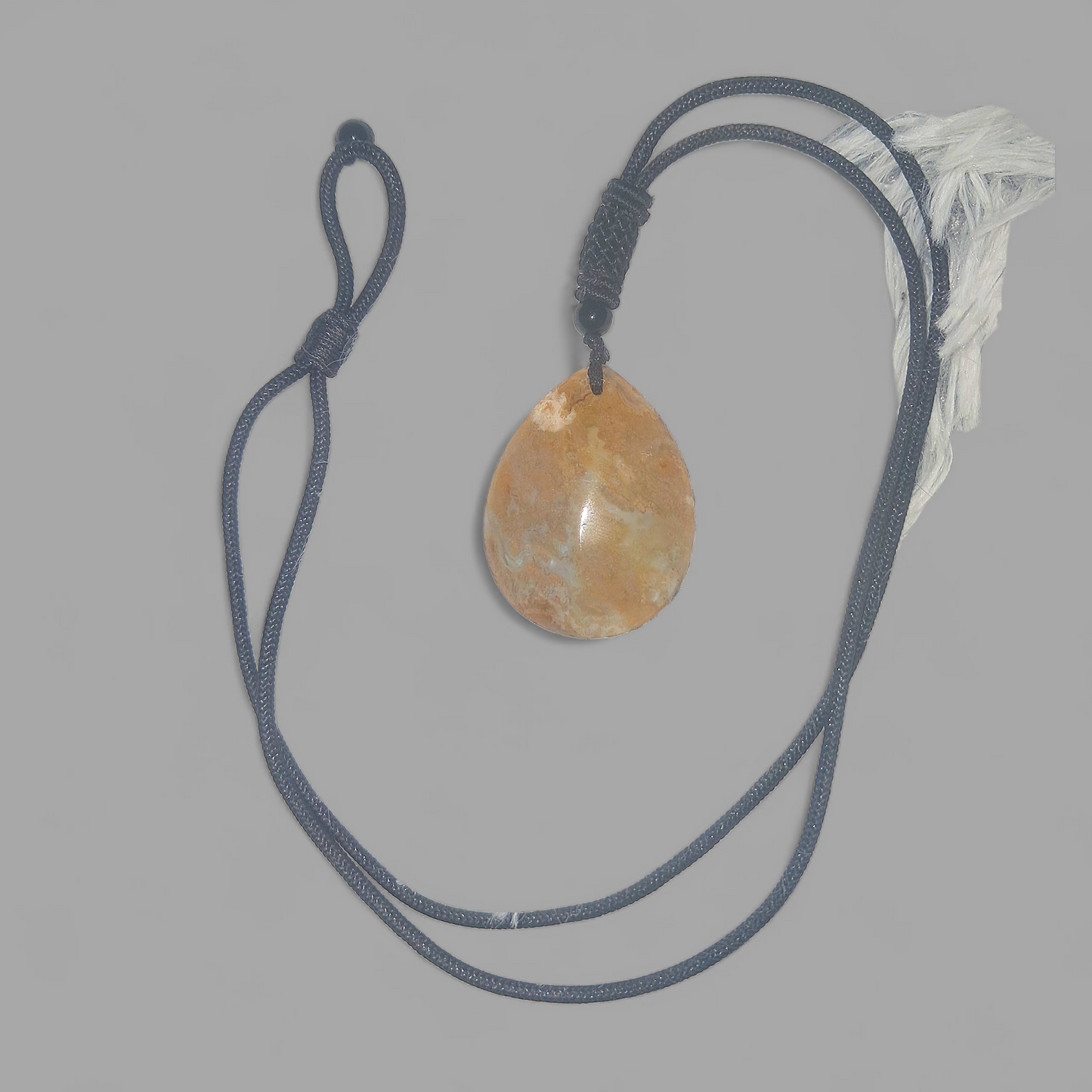 Guardian Of Stability & Transformation - Ritual Fossil & Black Obsidian Activated Necklace