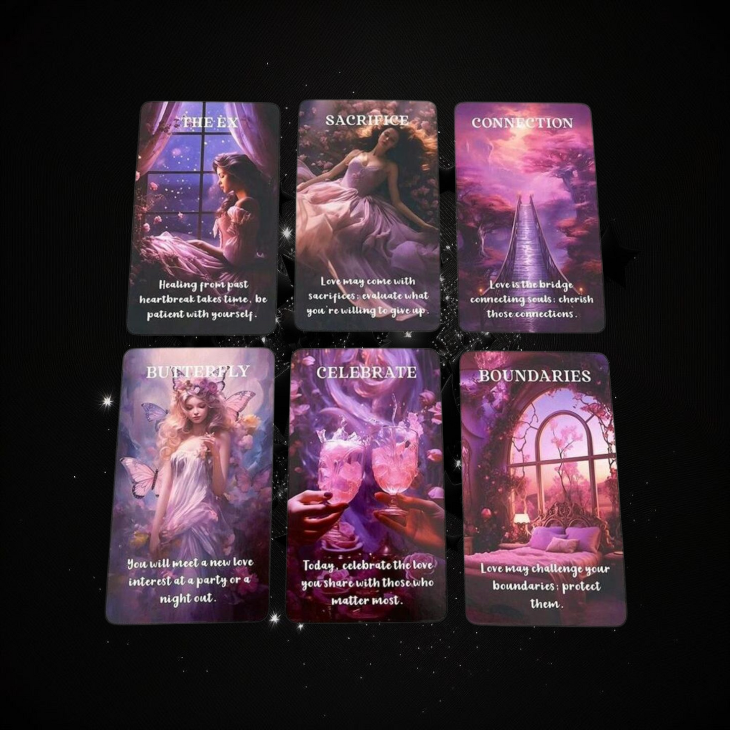 Romance & Love Oracle Deck & Ritual Reading Elixir & Activated Crystal
