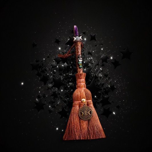 The Witch's / Warlocks Broom Of Change & Protection Ritual Activated & Blessed