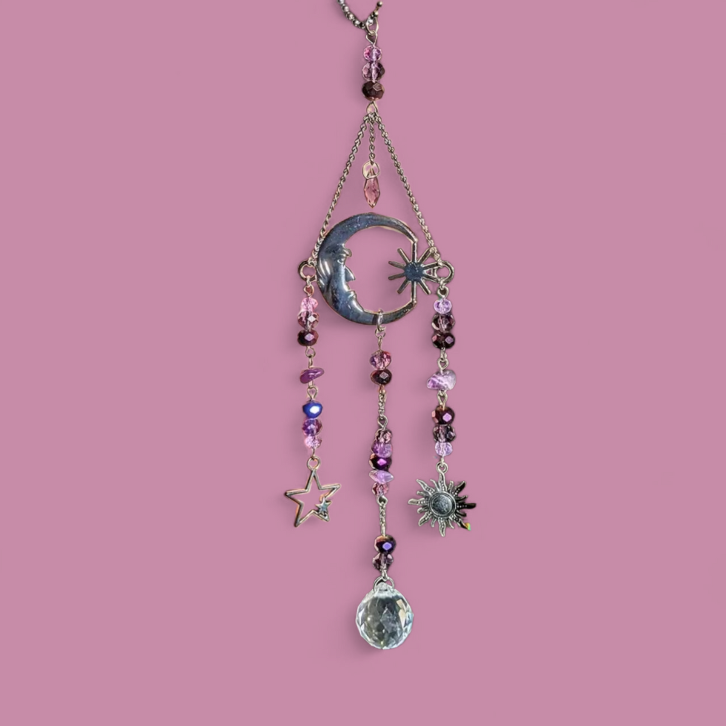 Silver Light Bringer Of Happiness & Harmony  - Crystal & Amethyst Energy Amplifier Ritual Activated & Blessed