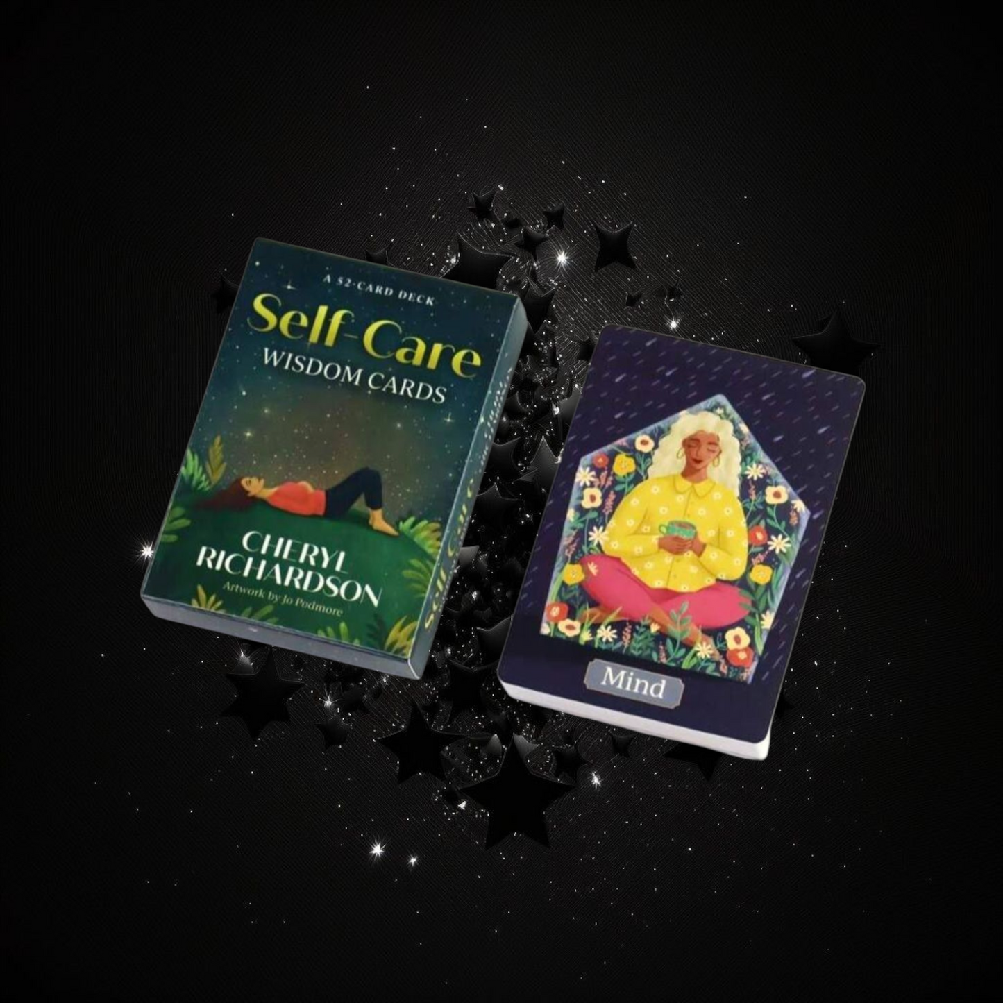 Self Care Wisdom Oracle Deck & Ritual Reading Elixir & Activated Crystal