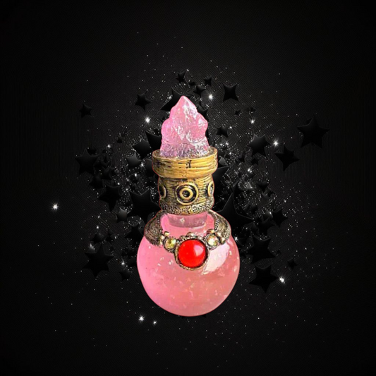 Intimacy & Passion Elixir Oil - Rose Quartz & Red Quartz Ritual Activated & Blessed