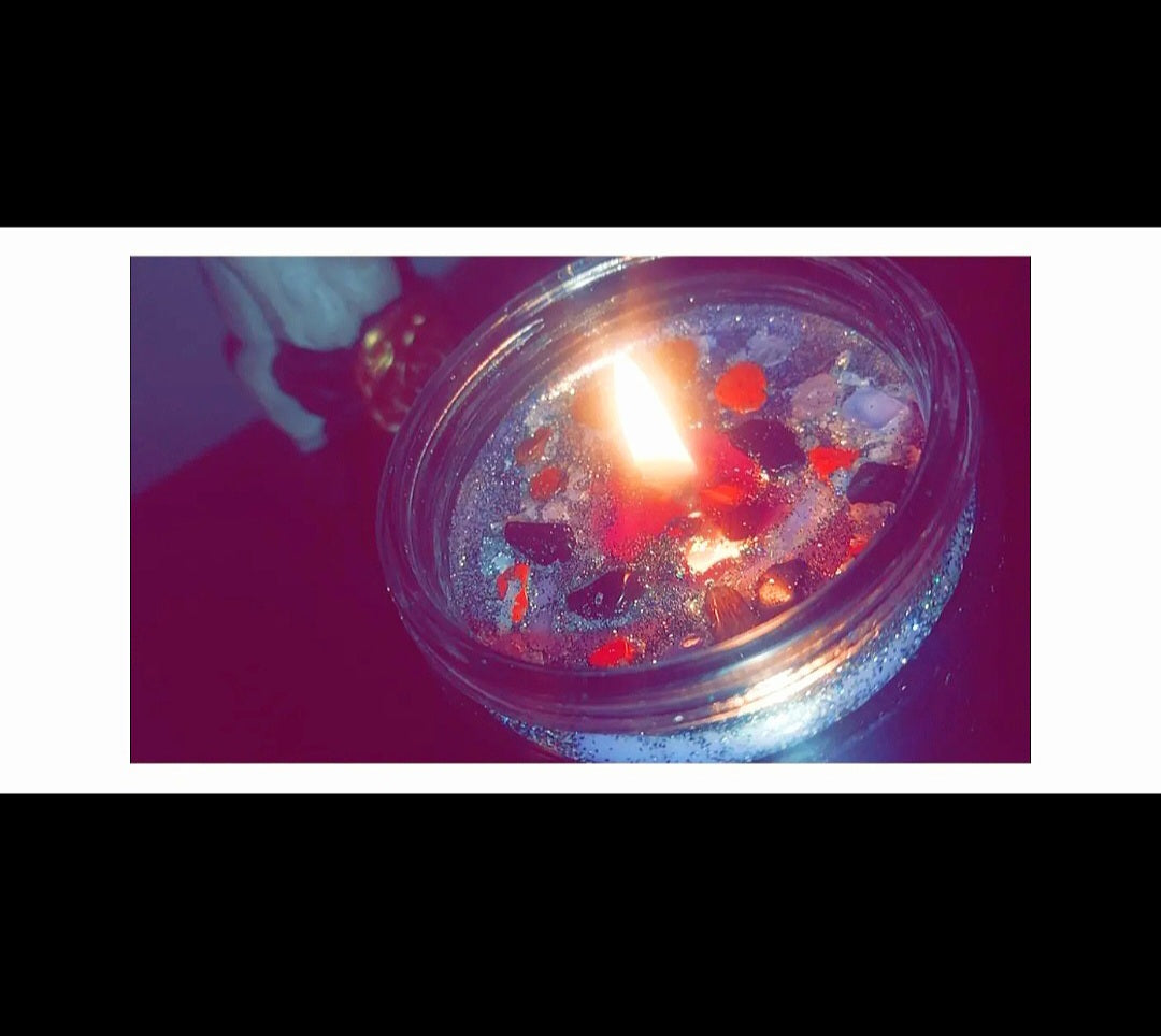 Make A Wish Ritual Candles Filled With Crystals