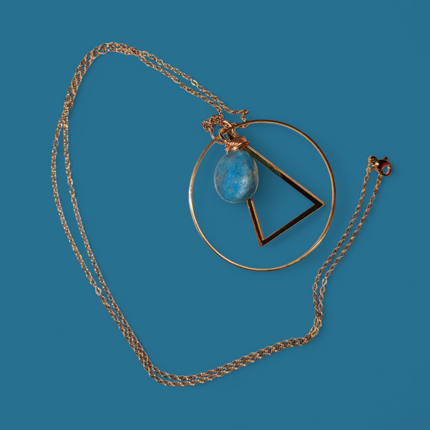 Untouchable & Unstoppable Force Shield Wearer-Blue Lapis Lazuli Ritual Necklace