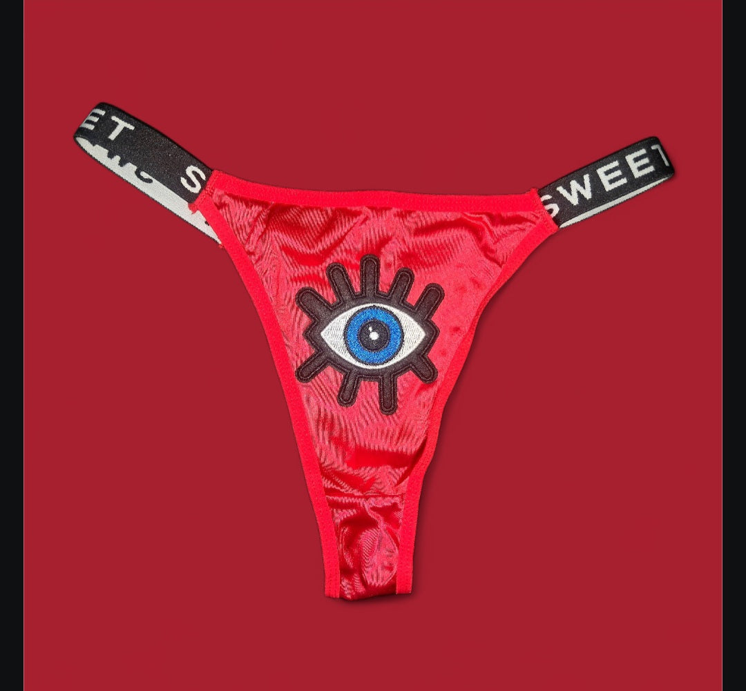 The Knockout Sweetheart - Red / White / Blue /Black Ritual Activated Thong