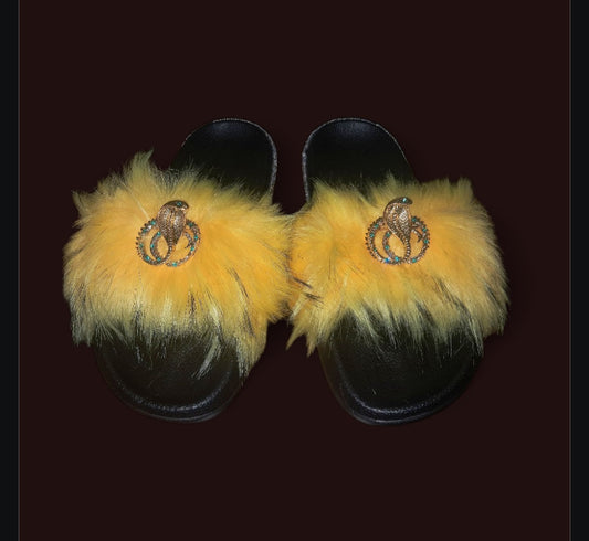 Every Step Counts - Yellow/Black Tips Ritual Manifesting & Protection Activated & Blessed Slides