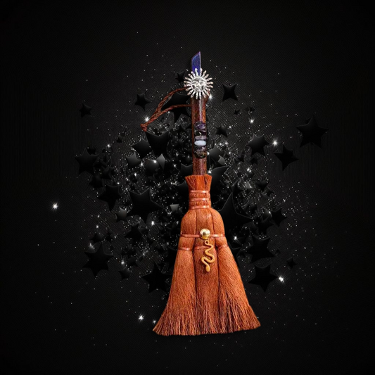 The Witch's / Warlocks Broom Of Change & Protection Ritual Activated & Blessed