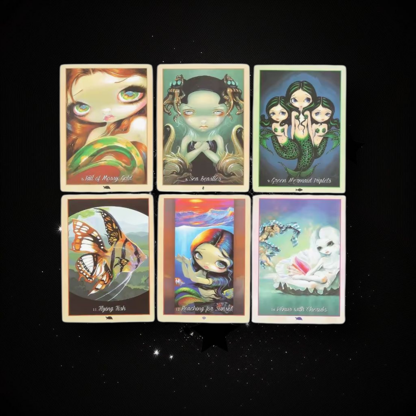Myths & Mermaids Oracle Deck & Ritual Reading Elixir & Activated Crystal