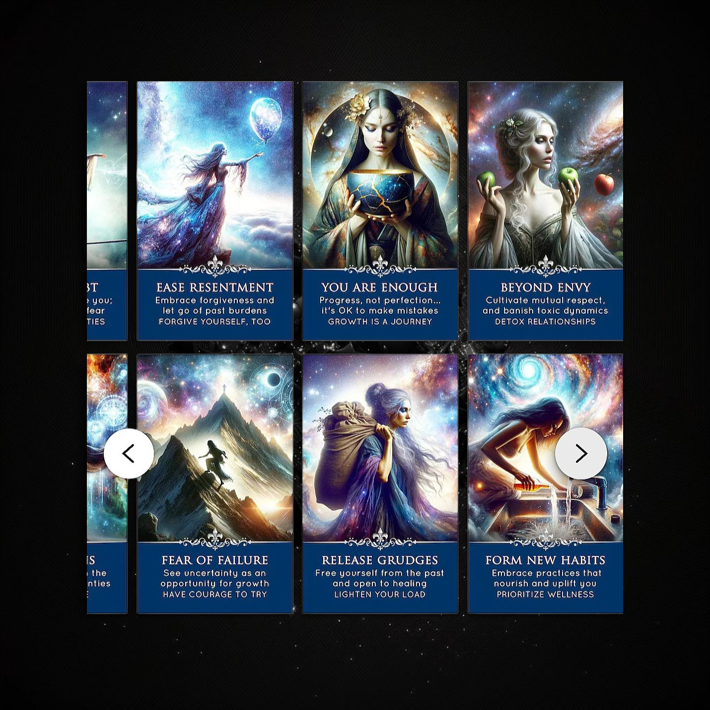 The Magic Of Letting Go Oracle Deck & Ritual Reading Elixir & Activated Crystal