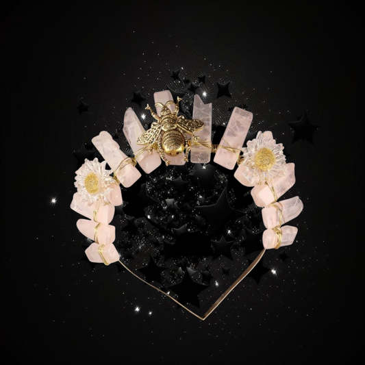 Goddess Of Oneness - Rose Quartz Ritual Activated Headband Crown