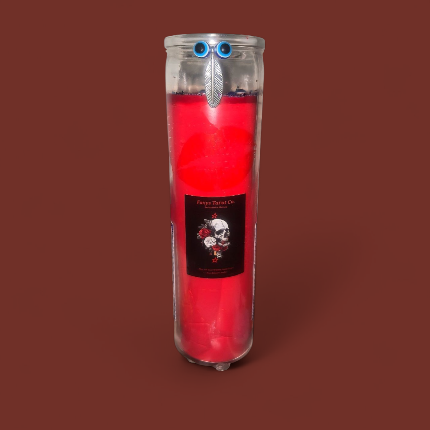 Red 7 Day Blessed & Activated Ritual Candle