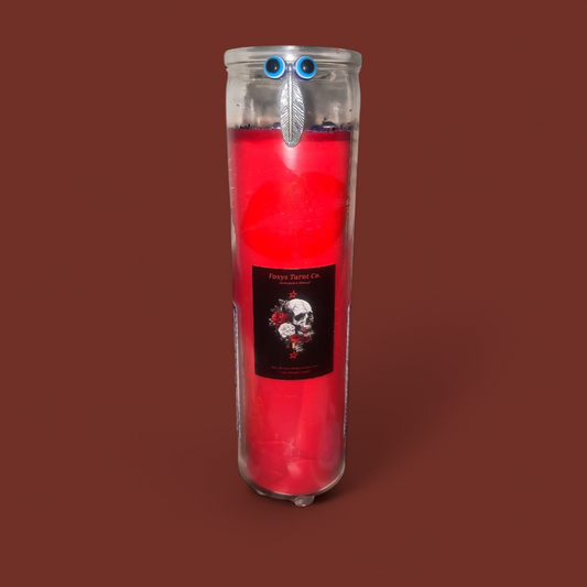 Red 7 Day Blessed & Activated Ritual Candle