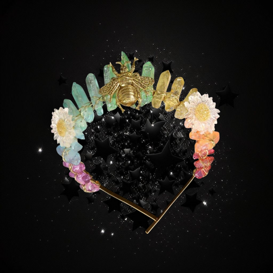 Goddess Of Cosmic Beauty - Chakra Crystal Ritual Activated Headband Crown