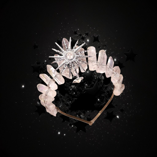 Goddess Of Angelic Protection - Clear Quartz Ritual Activated Headband Crown