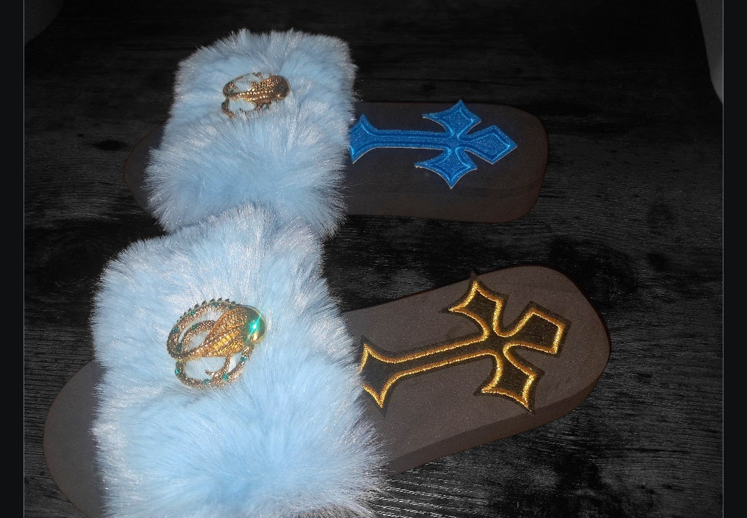 Every Step Counts - Light Blue Ritual Manifesting & Protection Activated & Blessed Slides