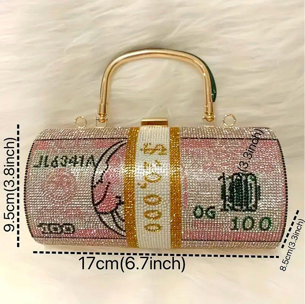 Money Comes To Me - Magnetic / Manifesting / Protection - Pink Ritual Activated & Blessed Purse