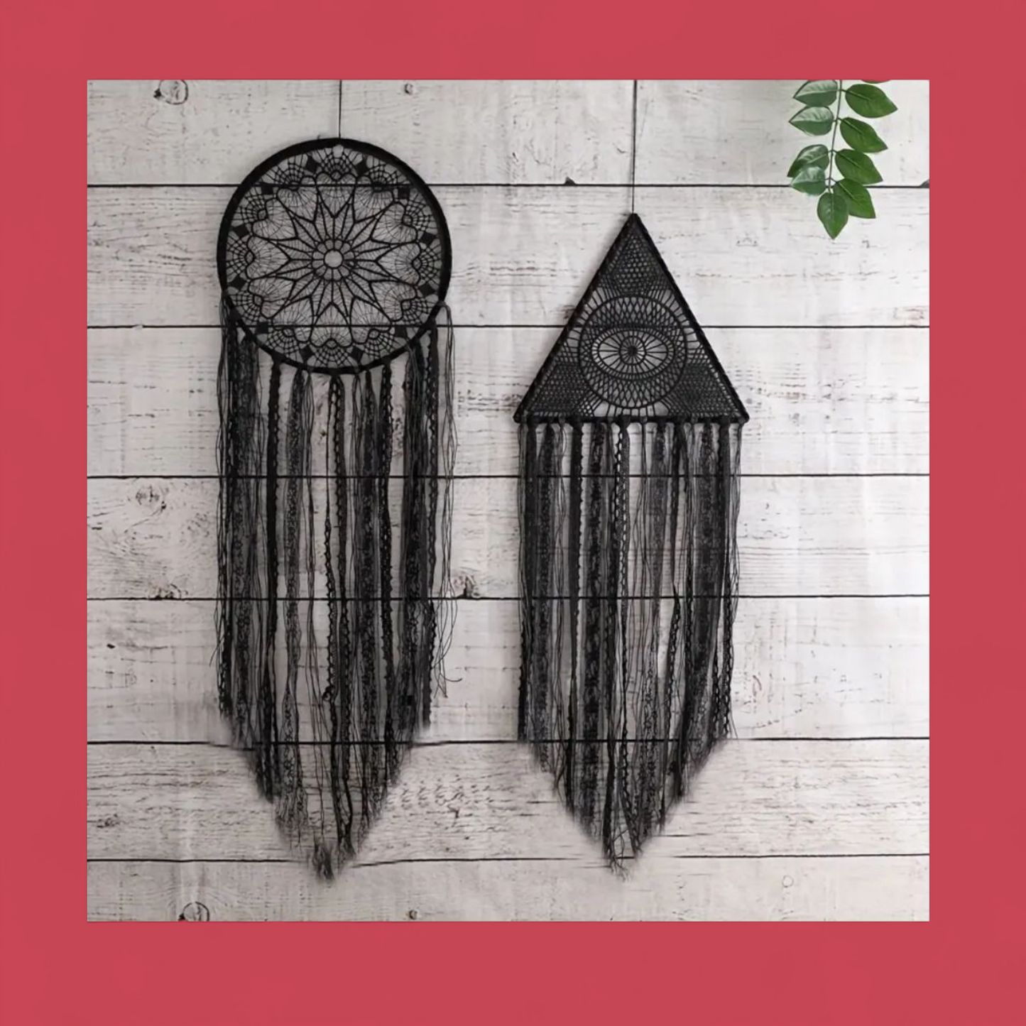 Black Web Of Protection & Warding Off Negativity Cleanser Hanging Decor - Ritual Activated & Blessed