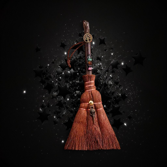 The Witch's / Warlocks Broom Of Change & Protection Ritual Activated & Blessed