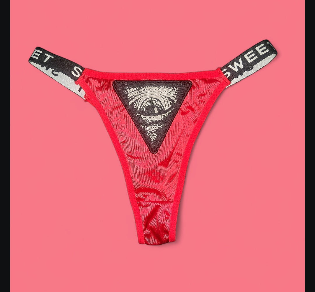 The Great Architect Of Passion & Love - Black / Red / White Ritual Activated Thong