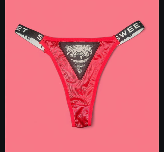 The Great Architect Of Passion & Love - Black / Red / White Ritual Activated Thong