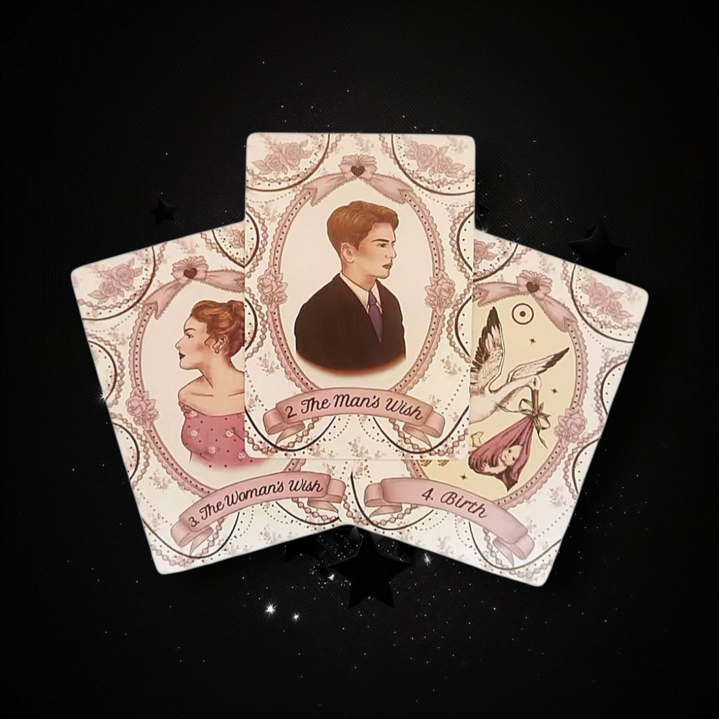 The Rosebelle Oracle Deck & Ritual Reading Elixir & Activated Crystal